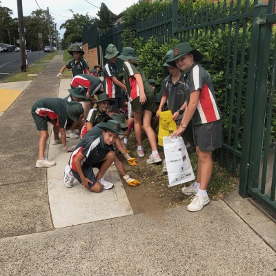 St Brigid's gloves up for Clean Up Australia Day image