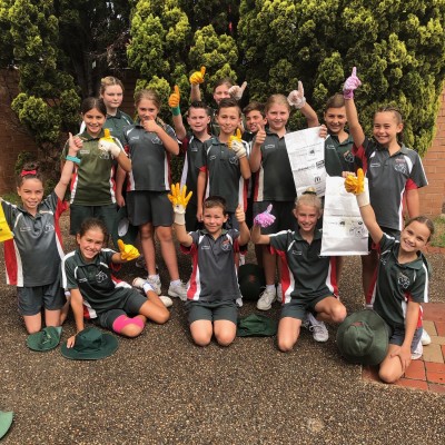 St Brigid's gloves up for Clean Up Australia Day image